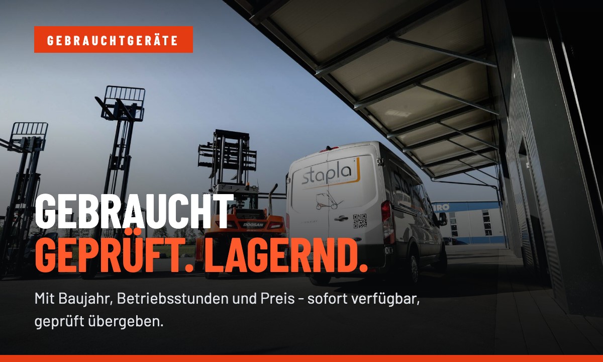 Geprüfte Gebrauchtstapler ab Lager