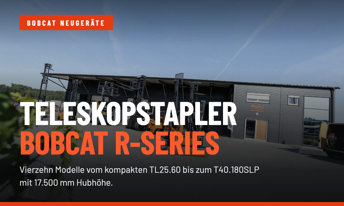 Bobcat Teleskopstapler: 14 Modelle der R-Series