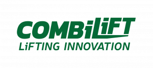 Combilift Firmenlogo mit Slogan Lifting Innovation