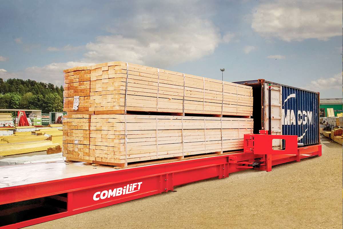 Combilift COMBI-CSS Container Slip-Sheet Ladesystem