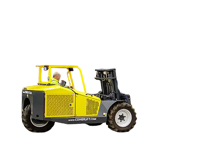 Combilift Combi-RT Geländestapler freigestellt