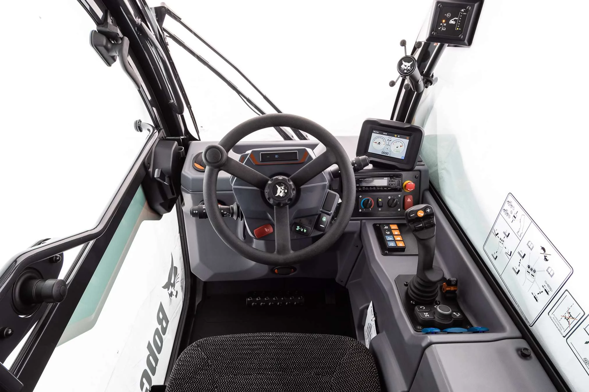 Bobcat T36.120SL Teleskoplader Kabine Innenraum