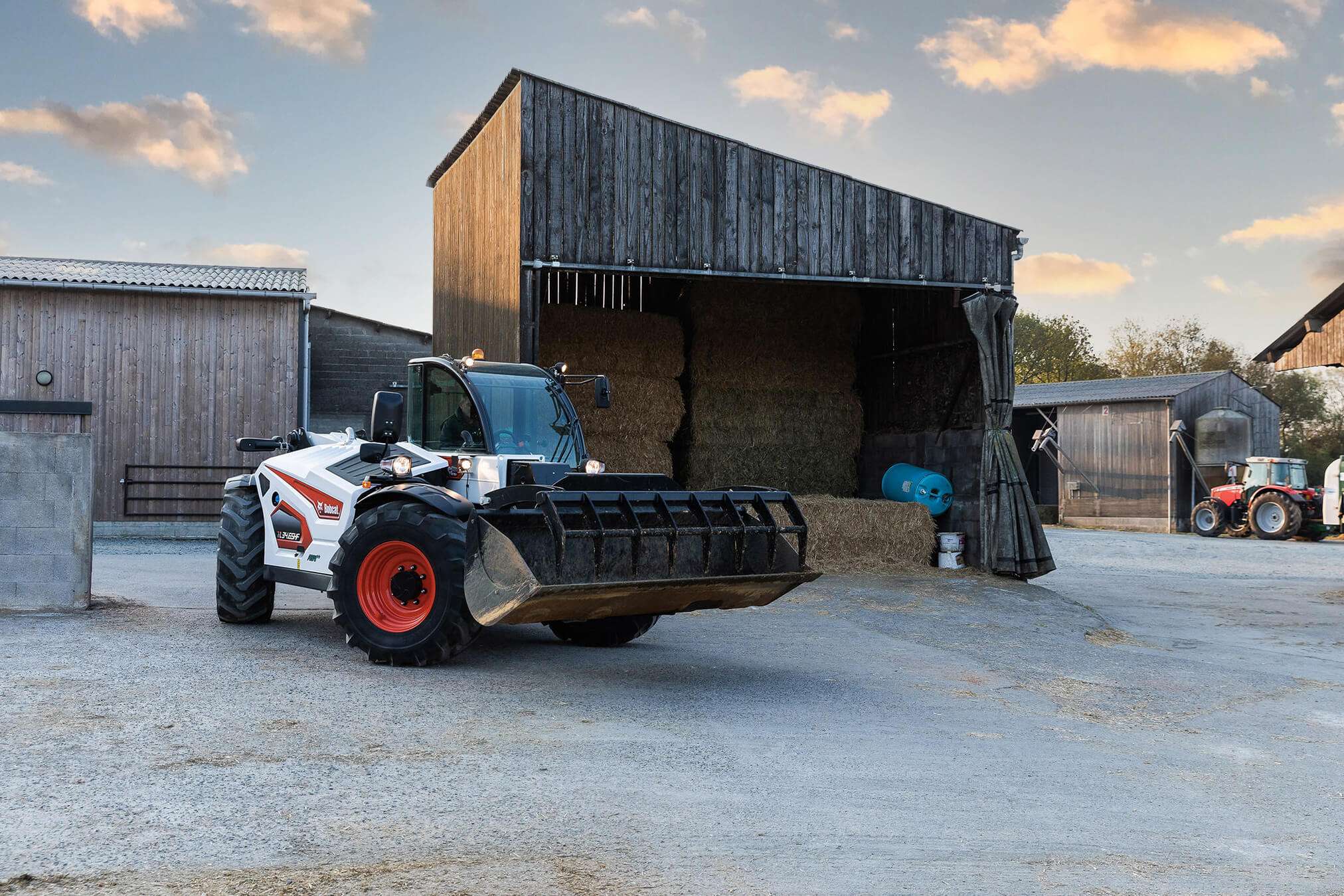 Bobcat TL34.65HF Landwirtschafts-Teleskoplader im Einsatz