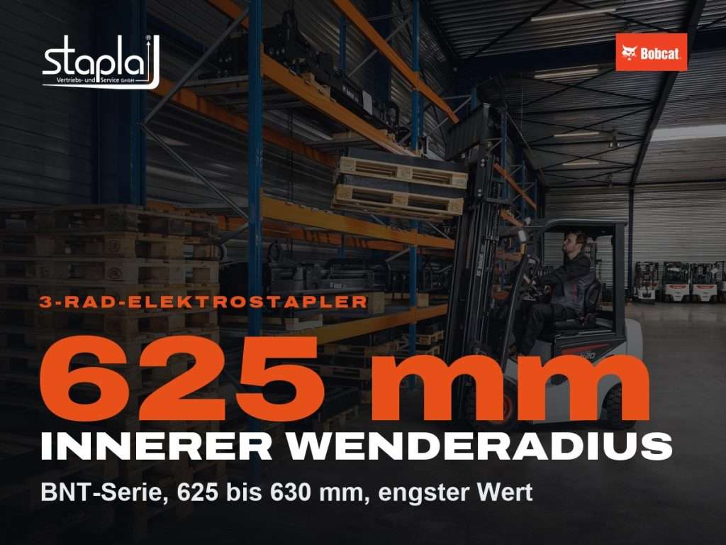 stapla Grafik: 625 mm, BNT-Serie, 625 bis 630 mm, engster Wert