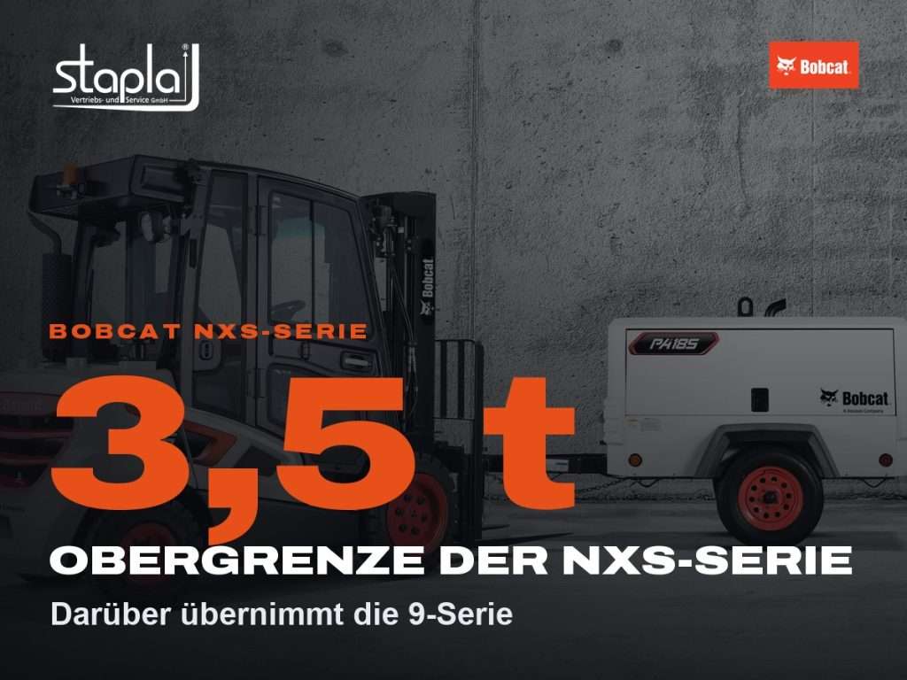 stapla Grafik: 3,5 t, Darüber übernimmt die 9-Serie