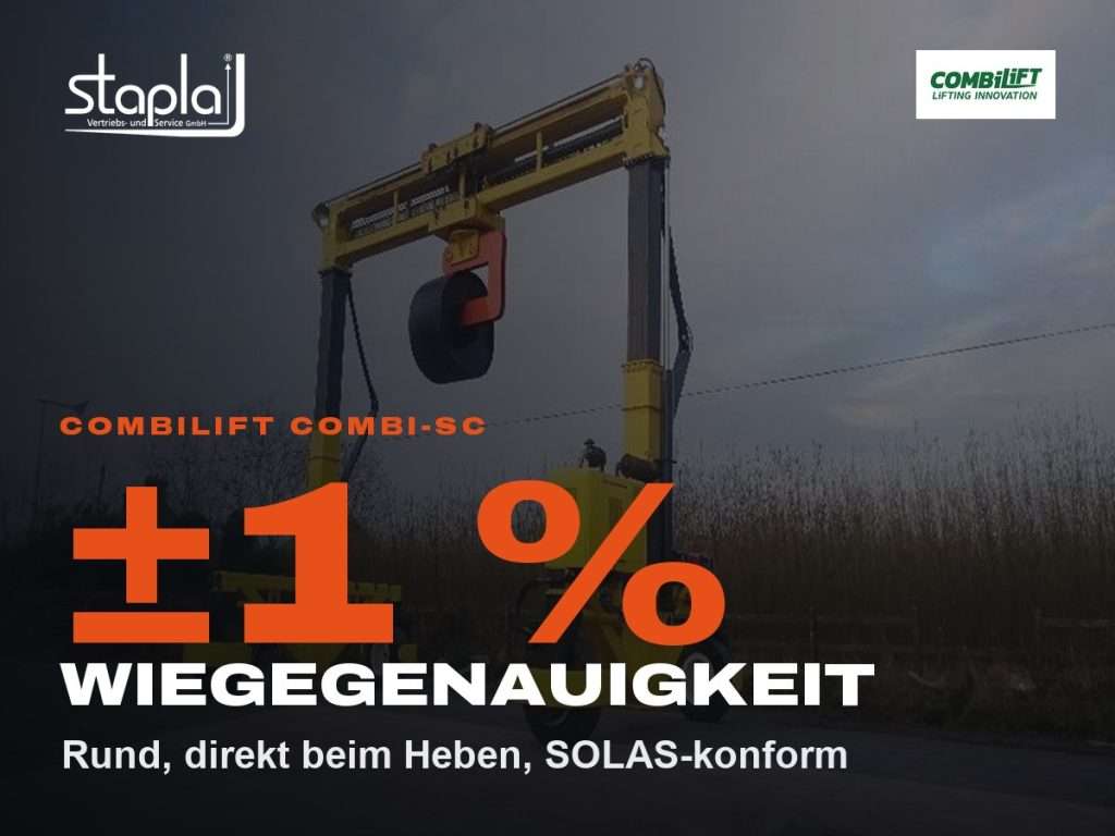 stapla Grafik: ±1 %, Rund, direkt beim Heben, SOLAS-konform