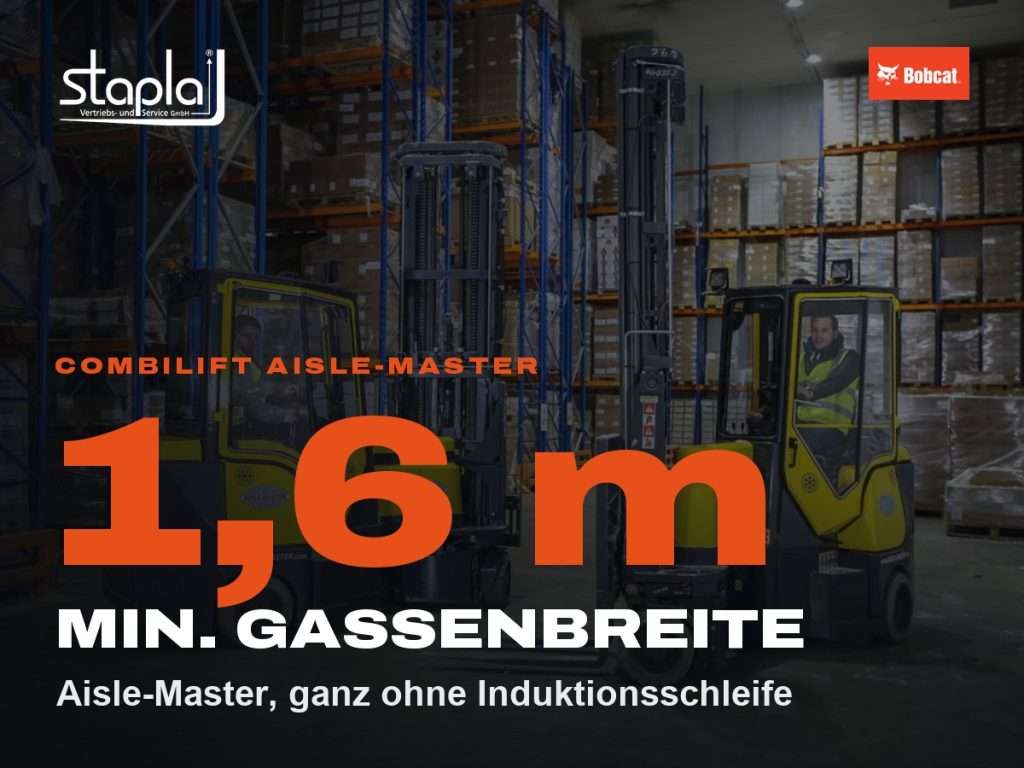 stapla Grafik: 1,6 m, Aisle-Master, ganz ohne Induktionsschleife