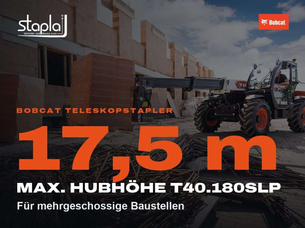 stapla Grafik: 17,5 m, Für mehrgeschossige Baustellen