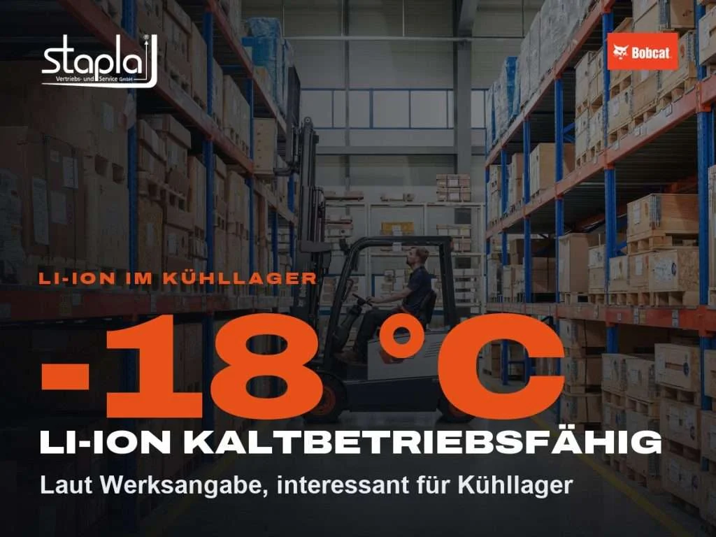 stapla Grafik: -18 °C, Laut Werksangabe, interessant für Kühllager